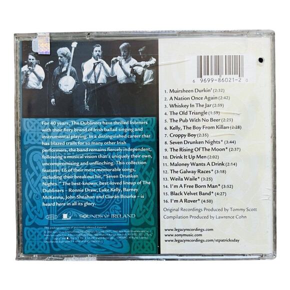 Best of the Dubliners Sounds of Ireland CD 2002 Epic/Legacy MINT Hype Sticker - Picture 2 of 3